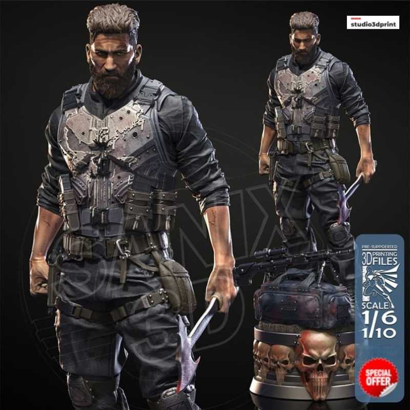 The Punisher - STL 3D print files
