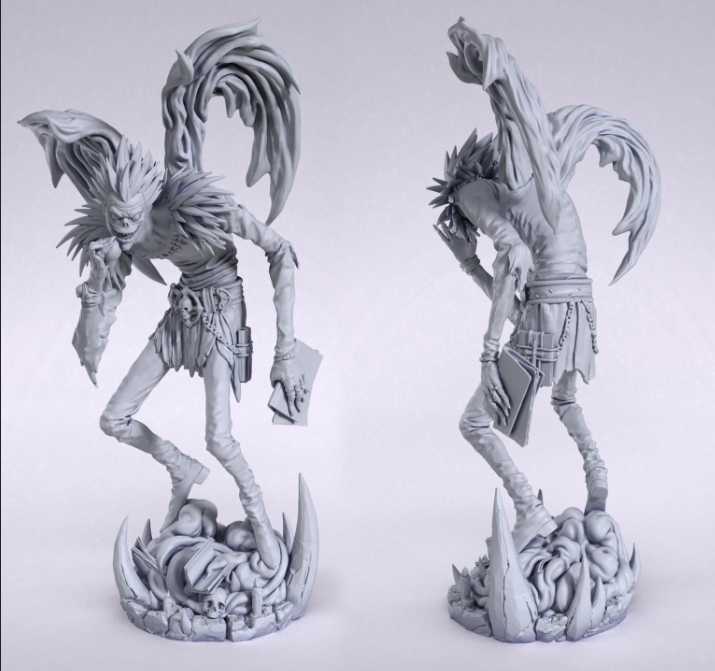 Ryuk 2025 death note 3d print stl files