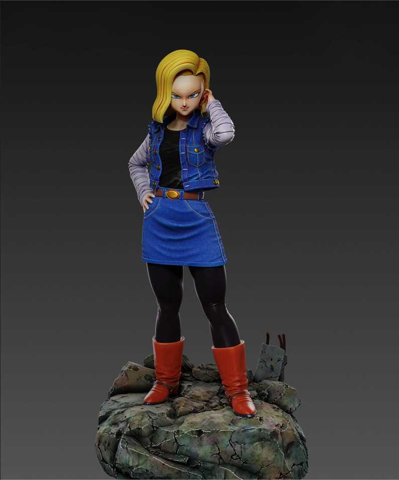 Androide No. 18 + Busto + Extras - Dragon Ball - STL Files