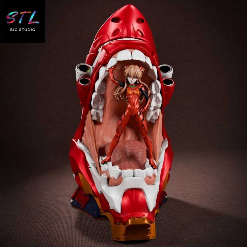 Asuka Langley STL Figure - Evangelion - 3D Printable Model