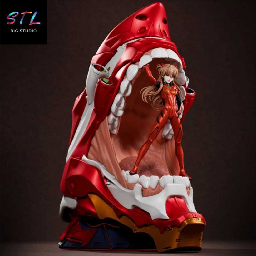 Asuka Langley STL Figure - Evangelion - 3D Printable Model