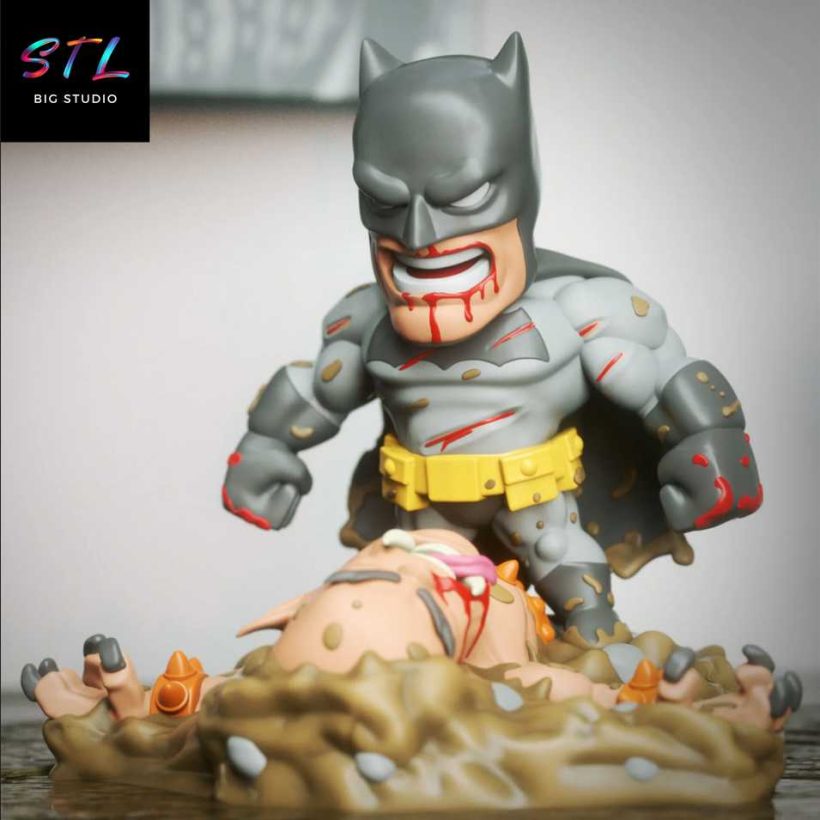 Batman Chibi STL - The Dark Knight - 3D Printable Figure