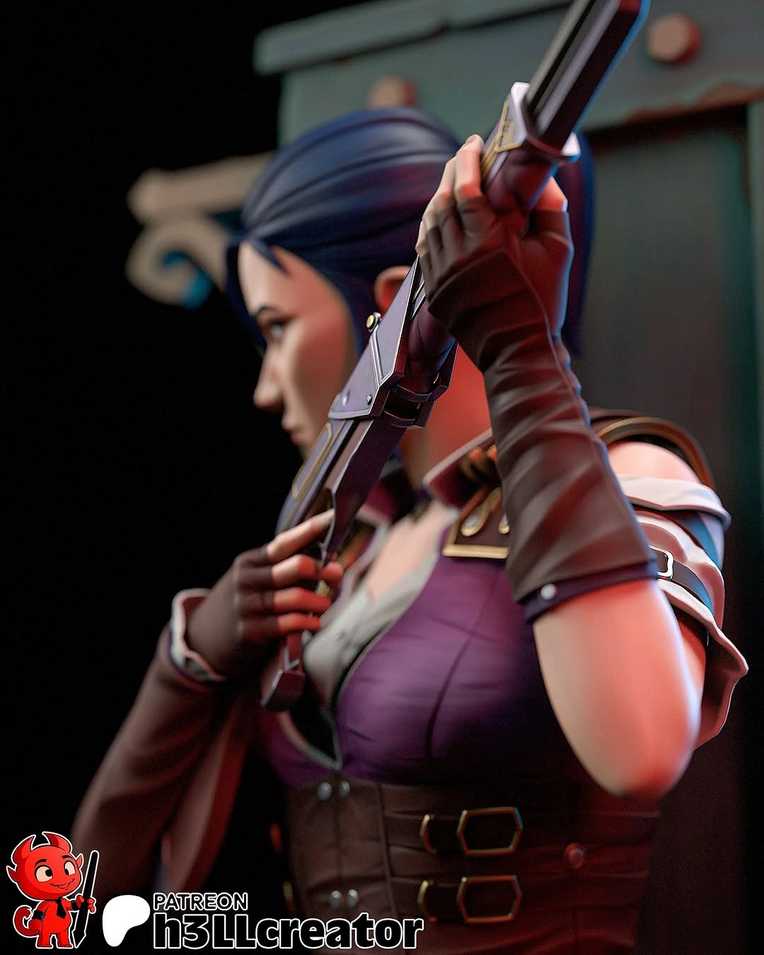 Caitlyn Kiramman - League of Legends - STL Files