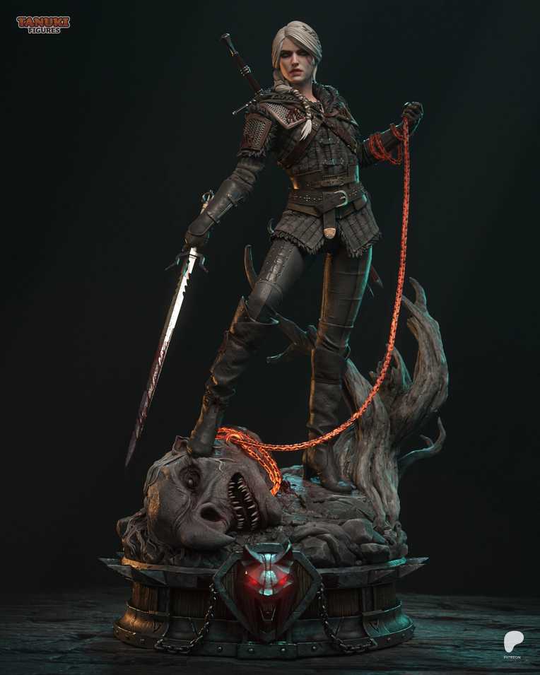 Ciri STL 3 - The Witcher