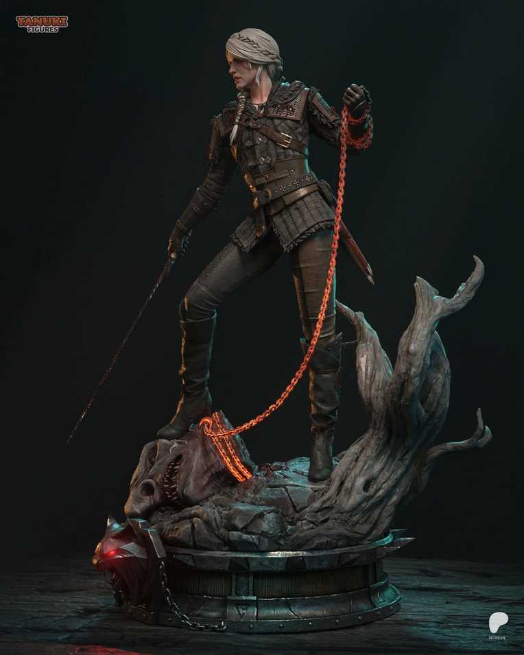 Ciri STL 3 - The Witcher