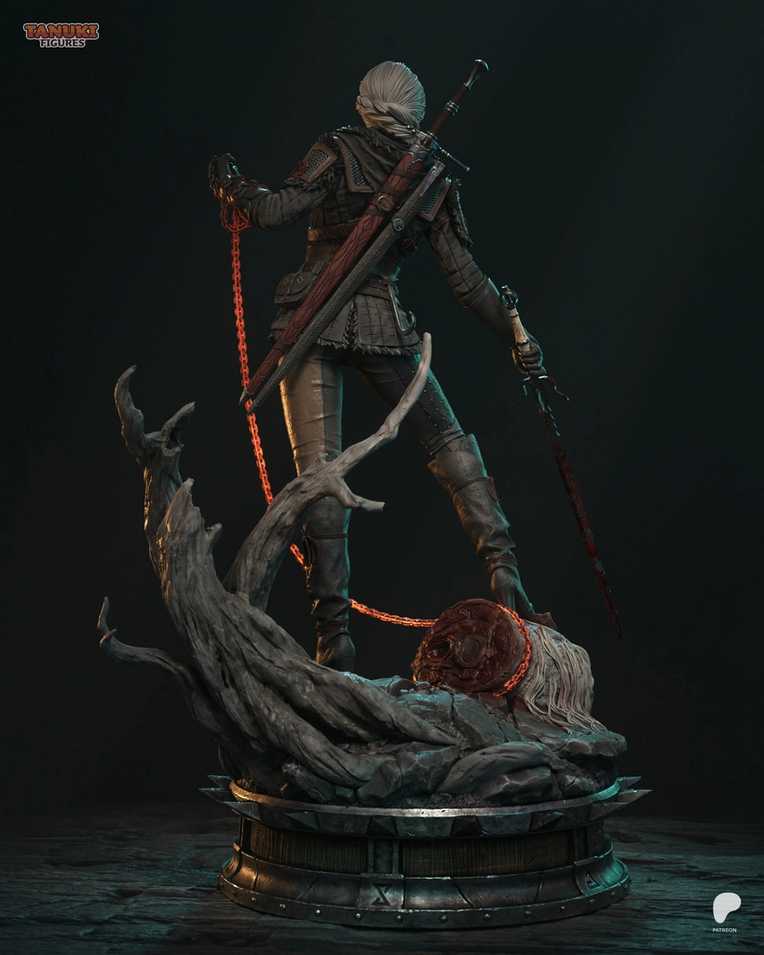 Ciri STL 3 - The Witcher