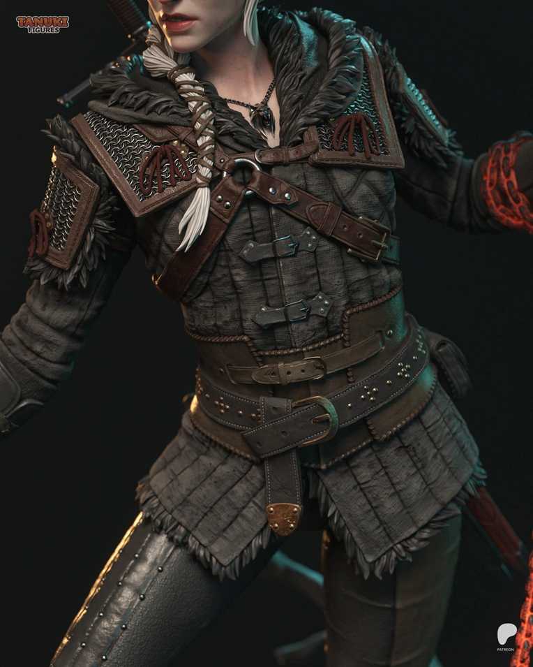 Ciri STL 3 - The Witcher