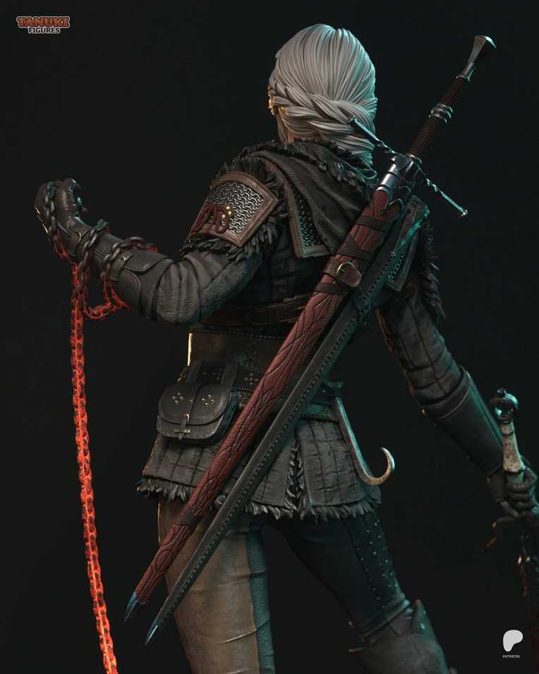 Ciri STL 3 - The Witcher