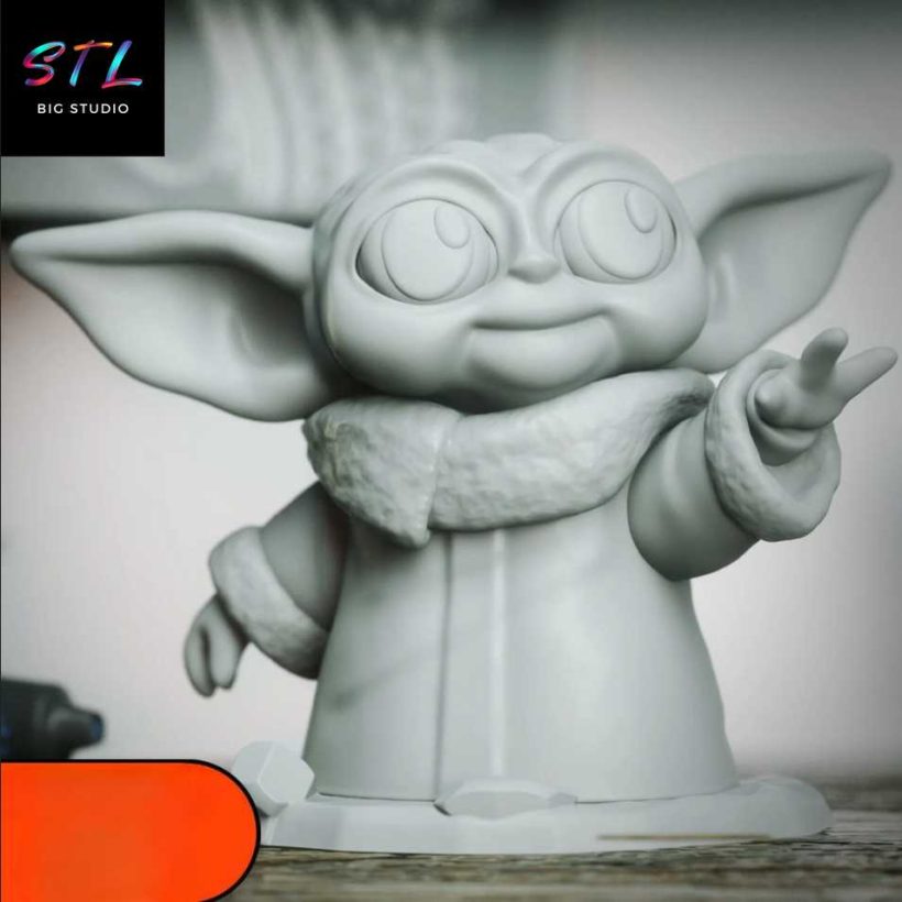 Grogu Chibi STL - Star Wars - 3D Printable Figure