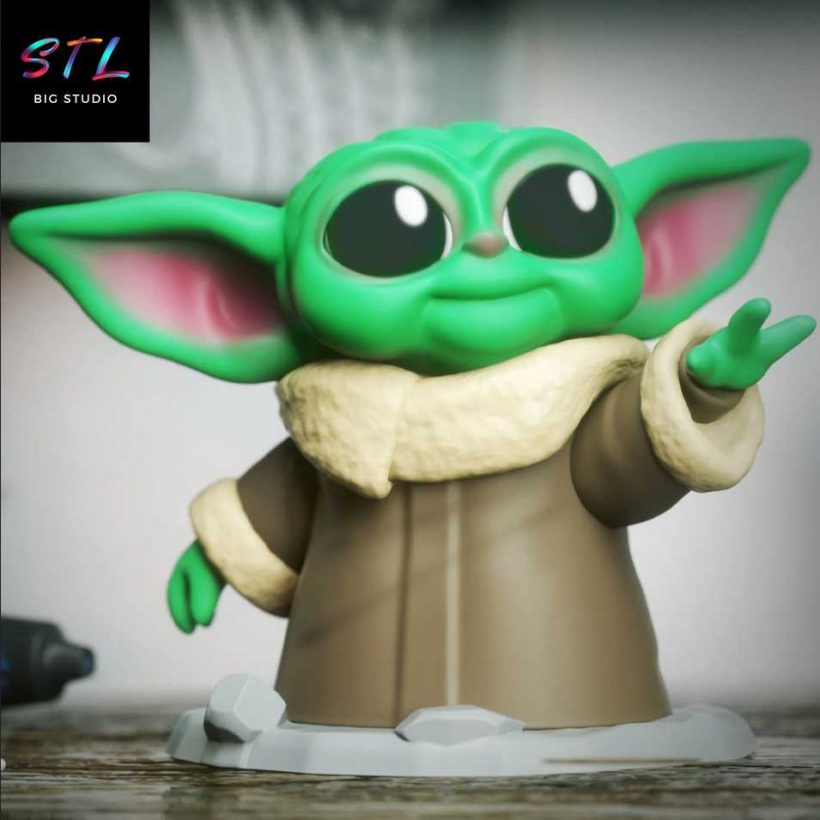 Grogu Chibi STL - Star Wars - 3D Printable Figure
