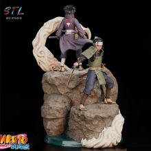 Hashirama and Madara Young STL - Naruto Shippuden - 3D Diorama to Print