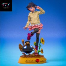 Himawari Uzumaki and Shukaku STL - Boruto: Naruto Next Generations - 3D Printable Figure