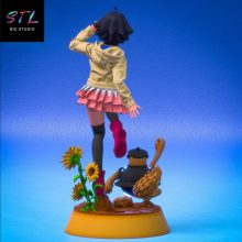 Himawari Uzumaki and Shukaku STL - Boruto: Naruto Next Generations - 3D Printable Figure