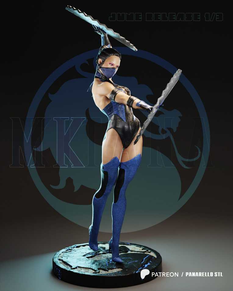 Kitana - Mortal Kombat - STL Files