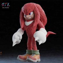Knuckles STL - Sonic the Hedgehog - 3D Printable Figure
