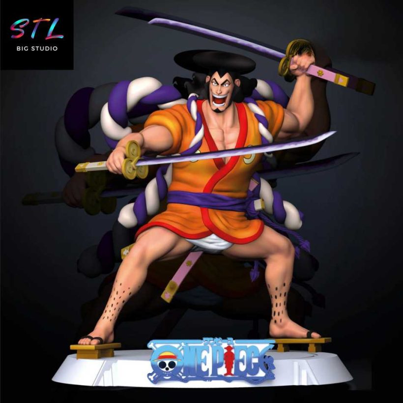 Kozuki Oden STL - One Piece - 3D Model to Print