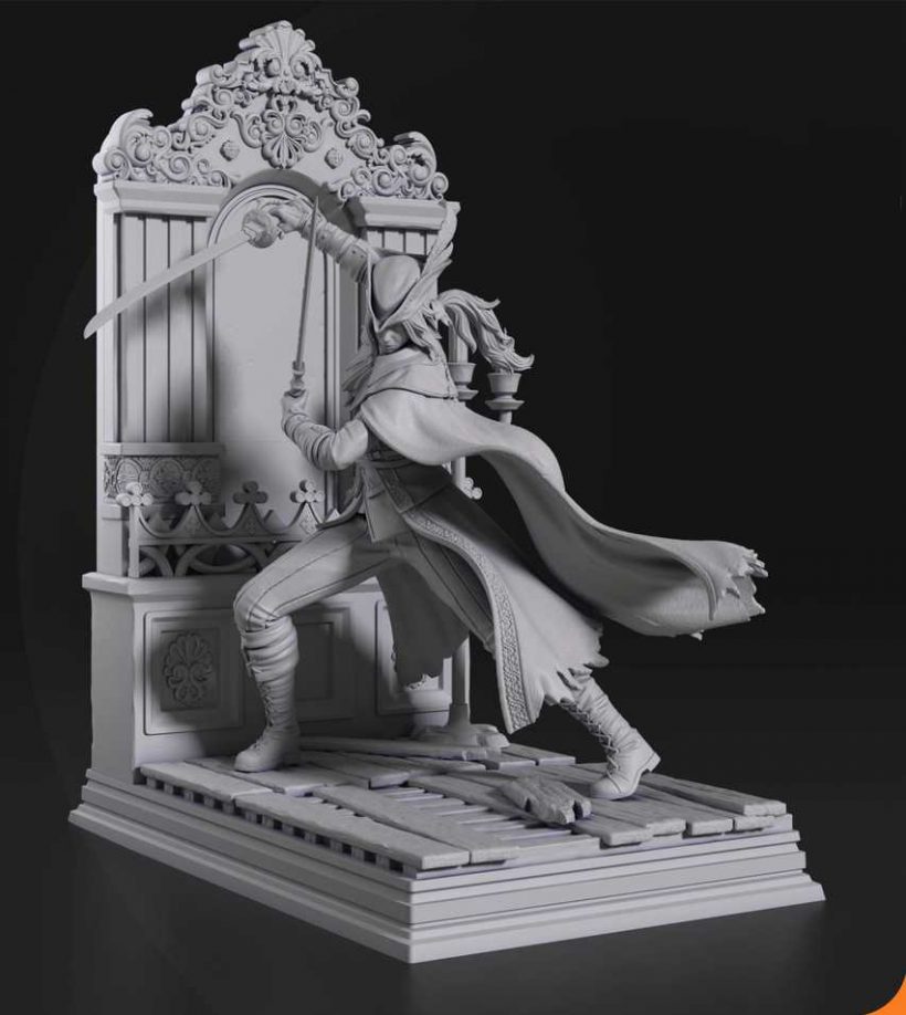 Lady Maria + Bust - Bloodborne - STL Files