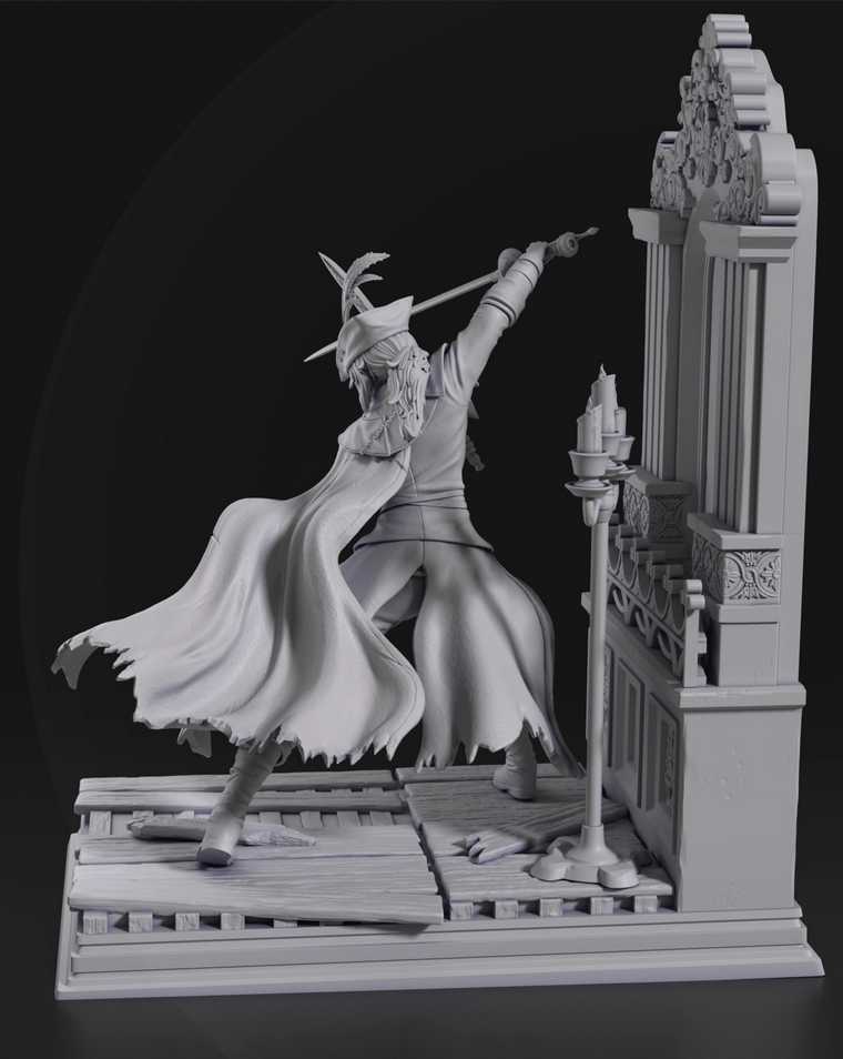Lady Maria + Bust - Bloodborne - STL Files