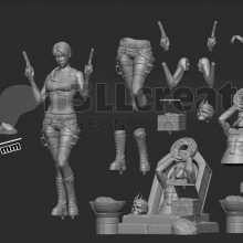 Lara Croft 2 + Bust - Tomb Raider - STL Files