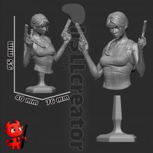 Lara Croft 2 + Bust - Tomb Raider - STL Files