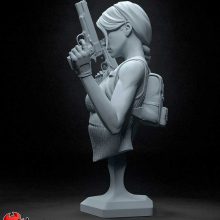 Lara Croft 2 + Bust - Tomb Raider - STL Files