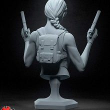 Lara Croft 2 + Bust - Tomb Raider - STL Files