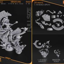 Maga Oscura + Busto - Yu Gi Oh! - STL Files