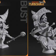 Maga Oscura + Busto - Yu Gi Oh! - STL Files