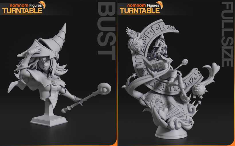 Maga Oscura + Busto - Yu Gi Oh! - STL Files