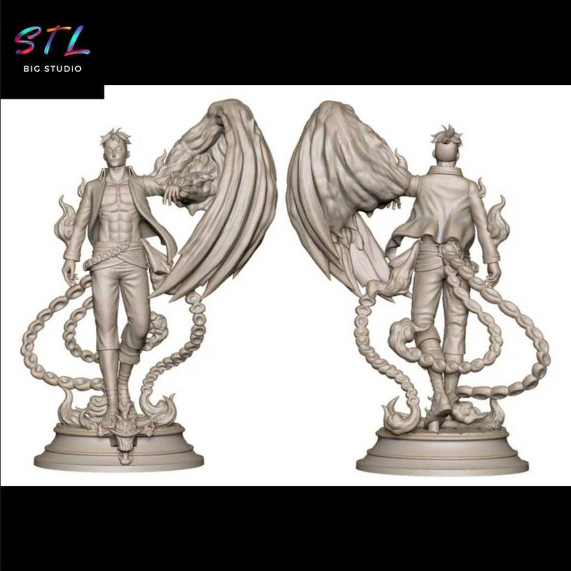 Marco the Phoenix STL - One Piece 3D Printable Figure