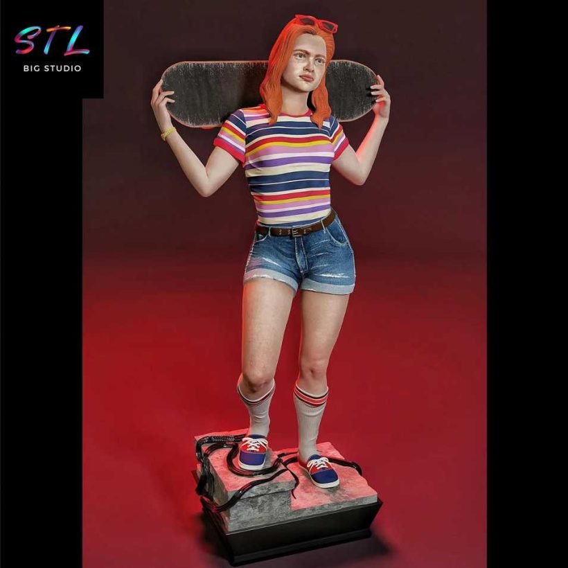 Max Mayfield STL - Stranger Things - 3D Printable Figure