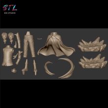 Naruto Hokage STL - 3D Printable Figure