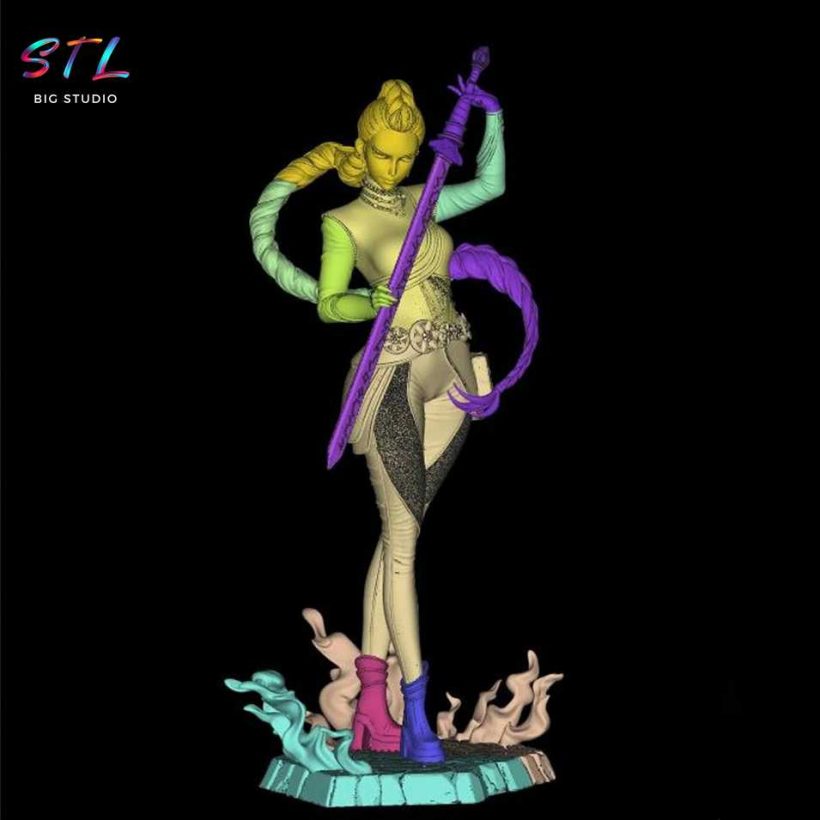 Rumi STL - K-Pop Demon Hunters - 3D Model to Print