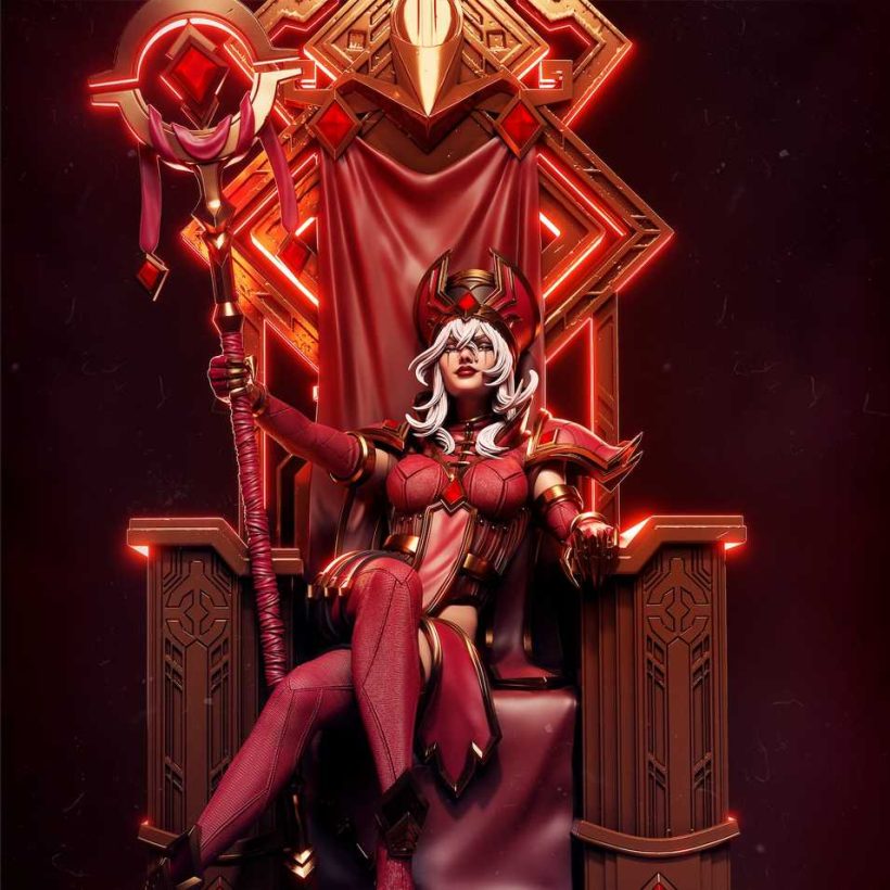 Sally Whitemane STL - Warcraft