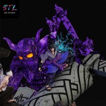 Sasuke vs Danzo STL - Naruto Shippuden - 3D Diorama to Print