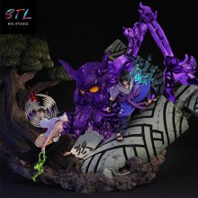 Sasuke vs Danzo STL - Naruto Shippuden - 3D Diorama to Print