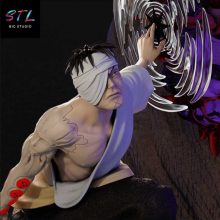 Sasuke vs Danzo STL - Naruto Shippuden - 3D Diorama to Print