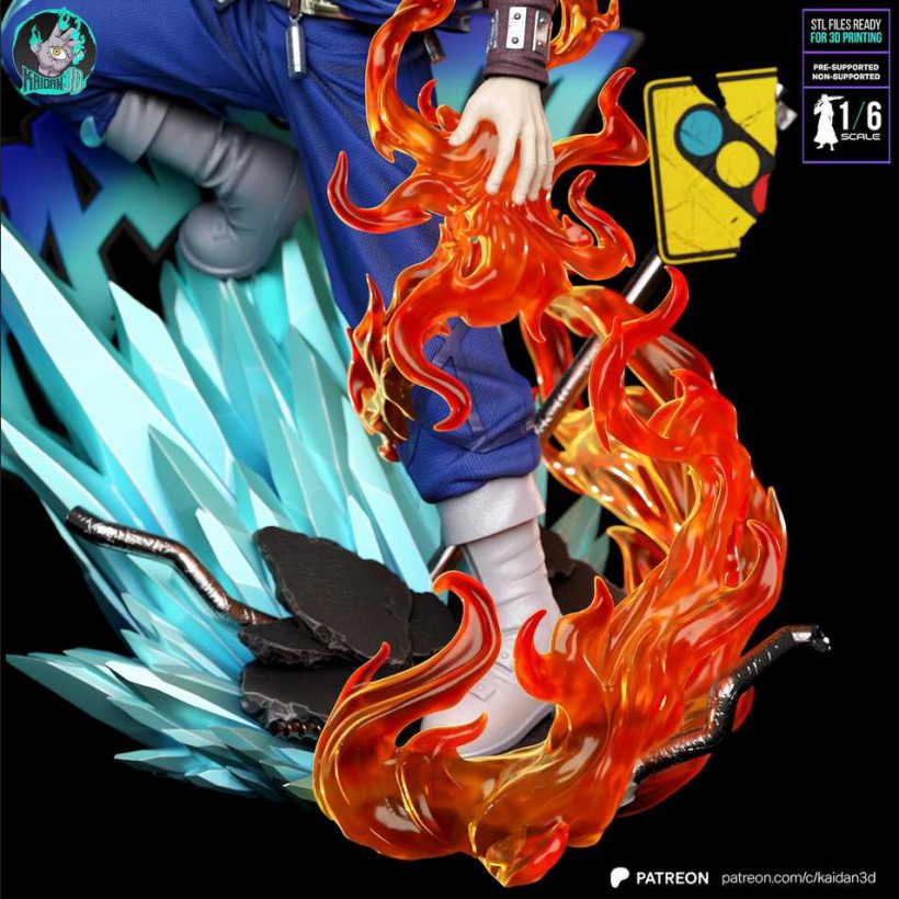 Shoto Todoroki STL - My Hero Academia