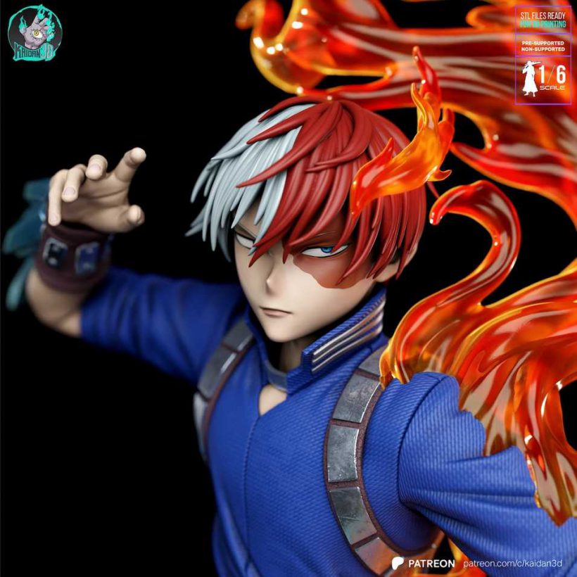 Shoto Todoroki STL - My Hero Academia