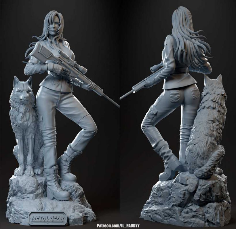 Sniper Wolf - Metal Gear - STL Files