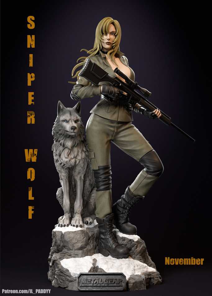 Sniper Wolf - Metal Gear - STL Files
