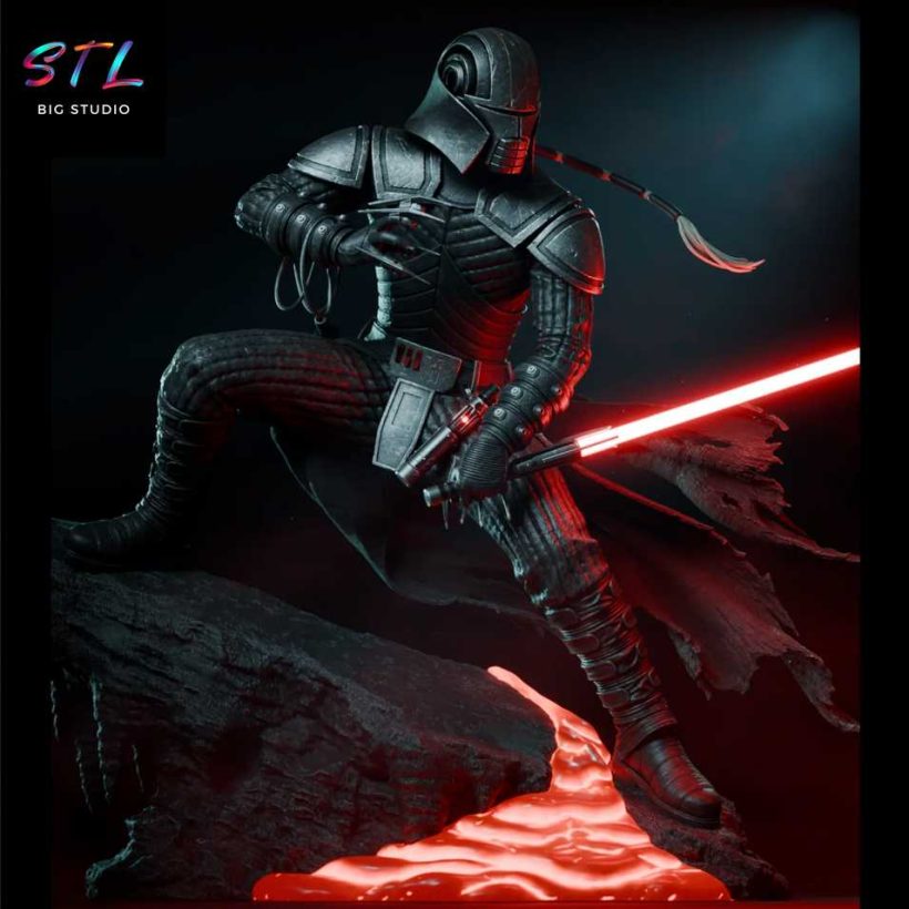 Starkiller STL - Star Wars - 3D Printable Figure