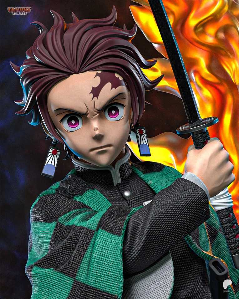 Tanjiro Kamado STL 2 - Demon Slayer: Kimetsu no Yaiba