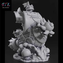 Thousand Sunny STL - One Piece - 3D Ship to Print