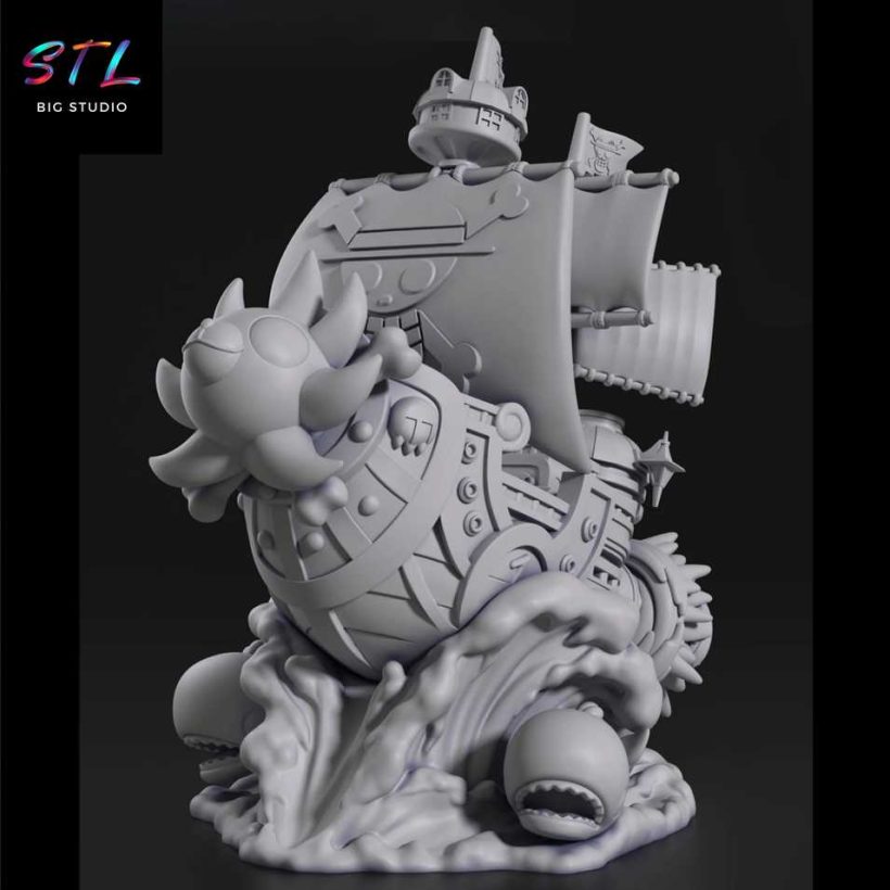 Thousand Sunny STL - One Piece - 3D Ship to Print