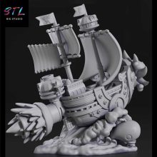 Thousand Sunny STL - One Piece - 3D Ship to Print