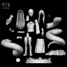 Young Orochimaru STL - Naruto Shippuden - 3D Printable Figure