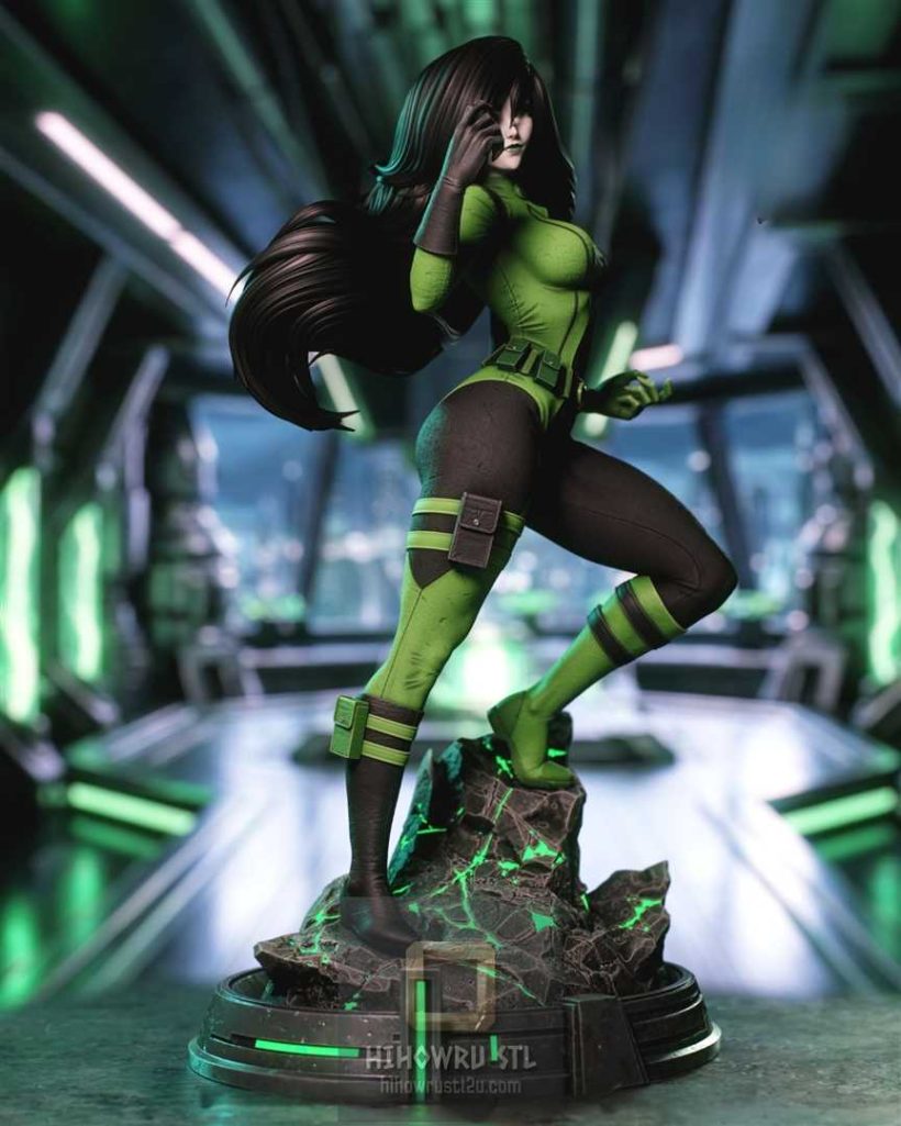 4916 Shego - Kim Possible - STL 3D Print Files