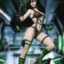 4916 Shego - Kim Possible - STL 3D Print Files