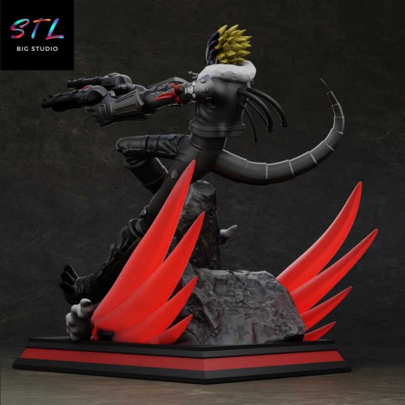 Beelzemon STL - Digimon - 3D Printing Figure